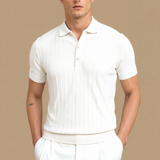 Elegantes Herren-Polohemd in Weiß – Minimalistisch und Zeitlos