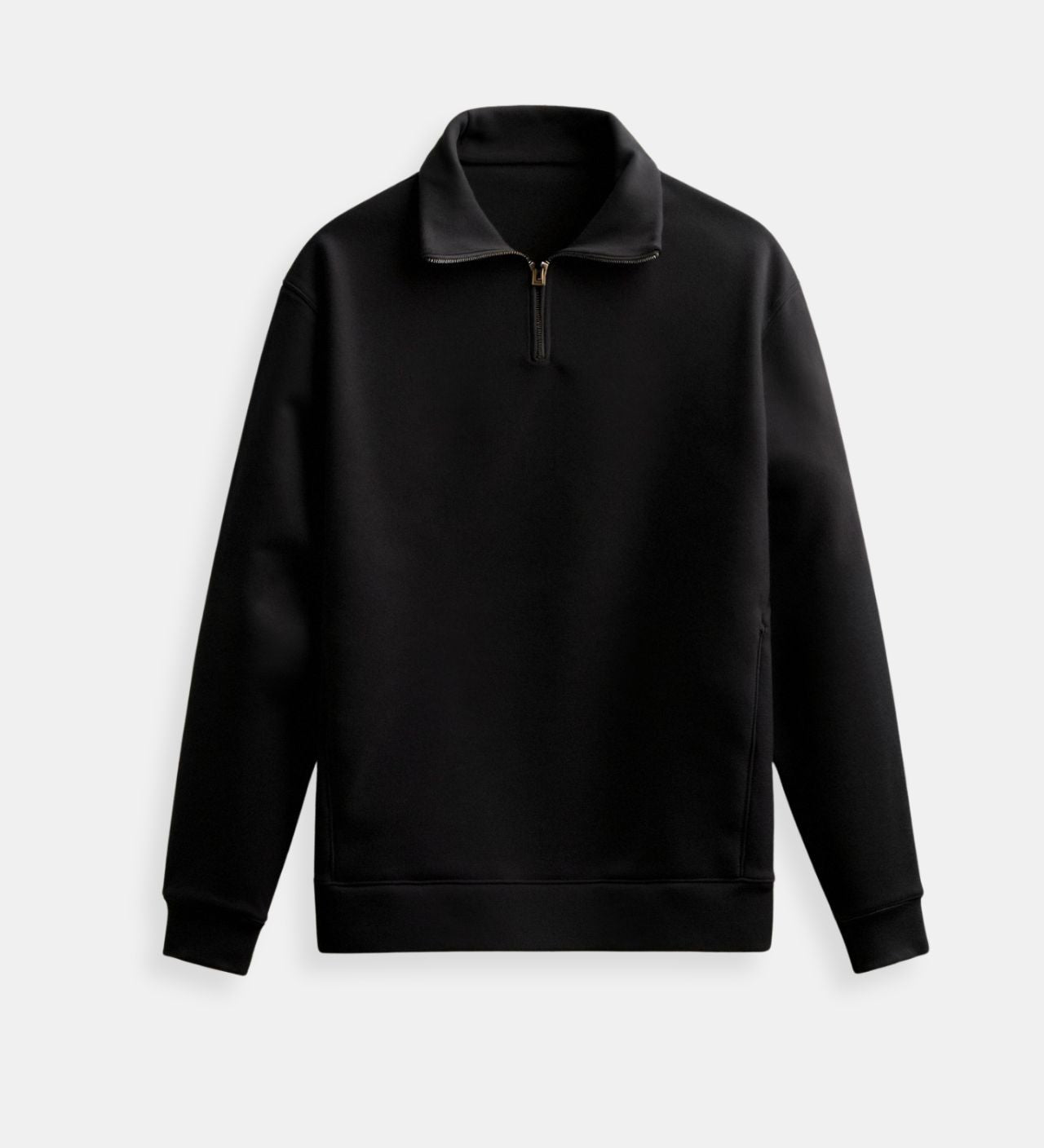 Minimalistischer Fleece-Pullover mit Reißverschluss – Wärme & Stil vereint