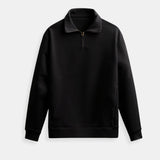Minimalistischer Fleece-Pullover mit Reißverschluss – Wärme & Stil vereint