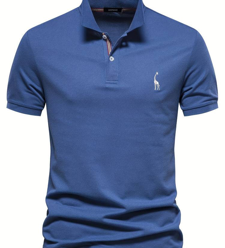 Mateo | Slim Fitted Klassisches Poloshirt mit dezentem Kragendetail