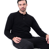Bennett | Luxuriöser Herren Kaschmirpullover mit Polokragen & Knopfleiste