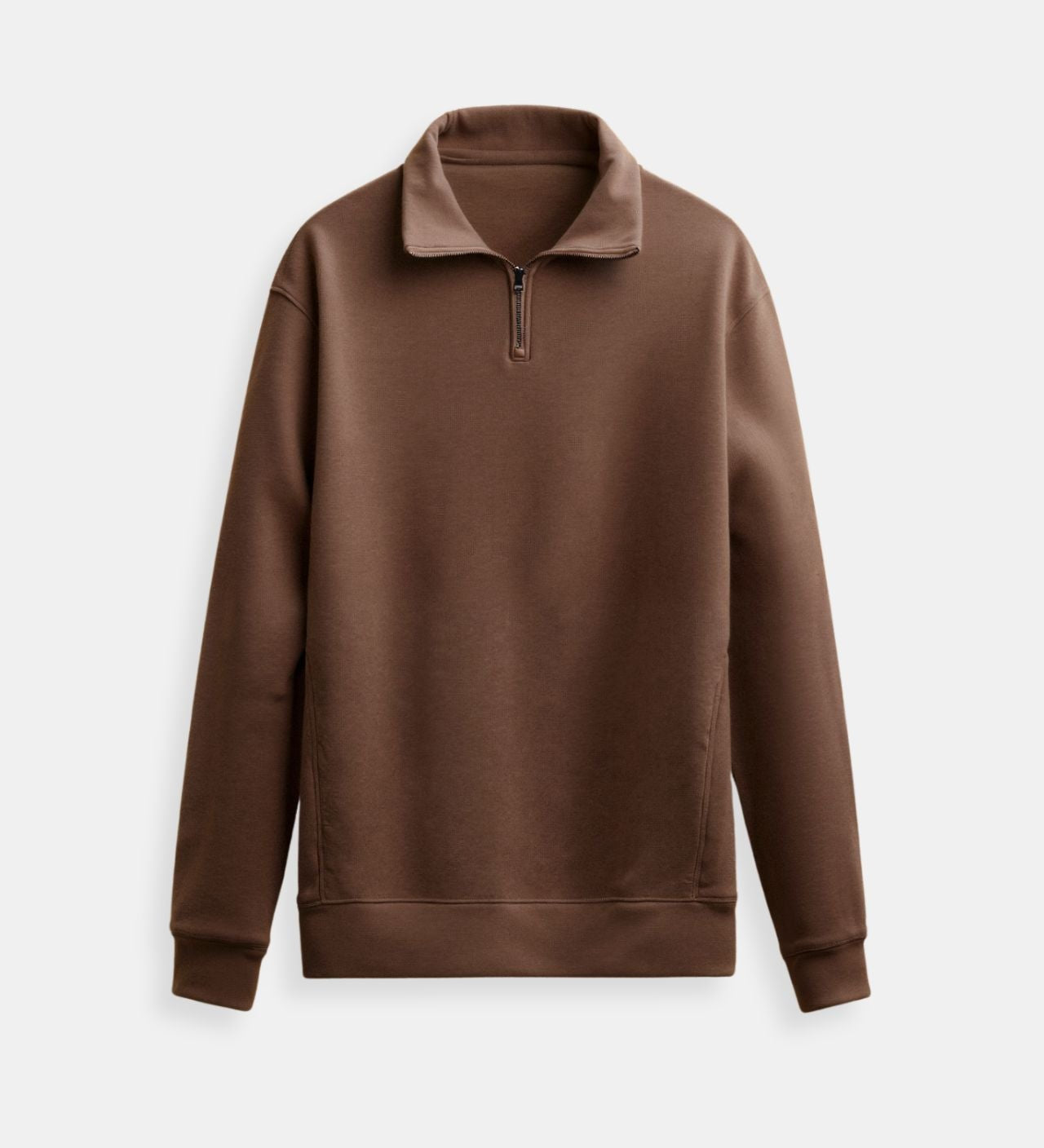 Minimalistischer Fleece-Pullover mit Reißverschluss – Wärme & Stil vereint