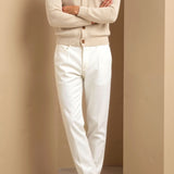 Gianni – Klassische Herren-Strickjacke in Beige