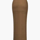 Nadine | Eleganter Twisted-Skirt-Zweiteiler mit Crop-Top
