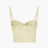 Ida | Figurbetontes Bustier-Top mit Bügel-Cups und transparenter Mesh-Struktur