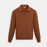Minimalistisches Strick-Poloshirt | Eleganz & Komfort in Perfektion