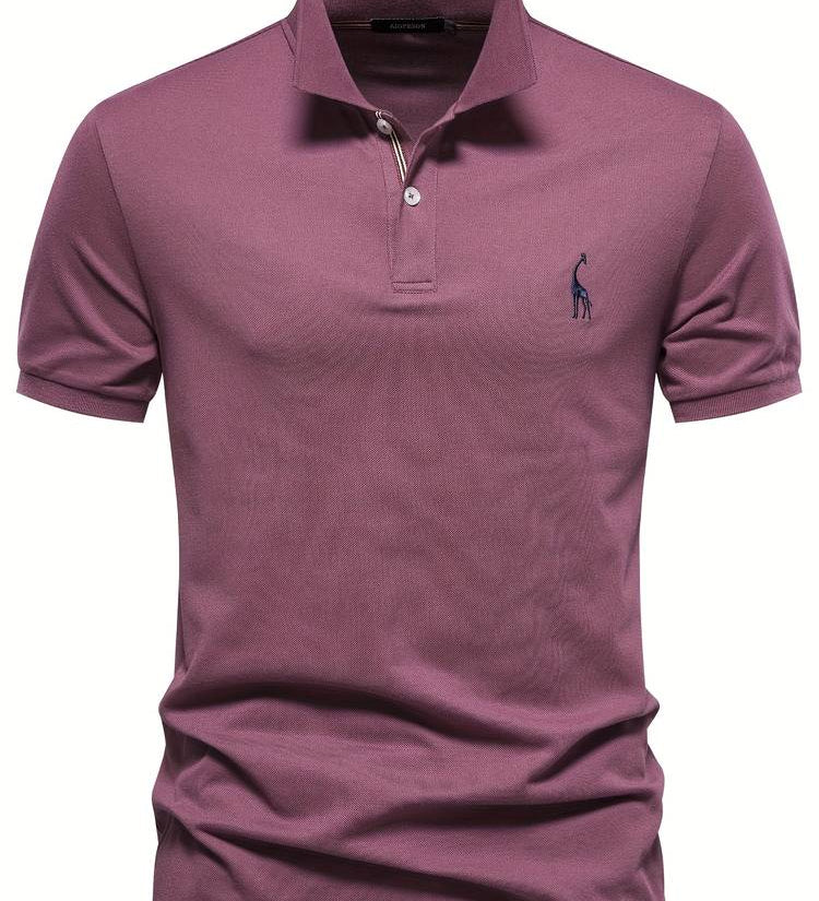 Mateo | Slim Fitted Klassisches Poloshirt mit dezentem Kragendetail