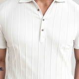 Elegantes Herren-Polohemd in Weiß – Minimalistisch und Zeitlos