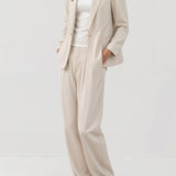 Elegante Damenhose mit Bundfalte