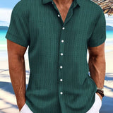 Owen | Relaxed Fit Gestreiftes kurzärmeliges Sommerhemd