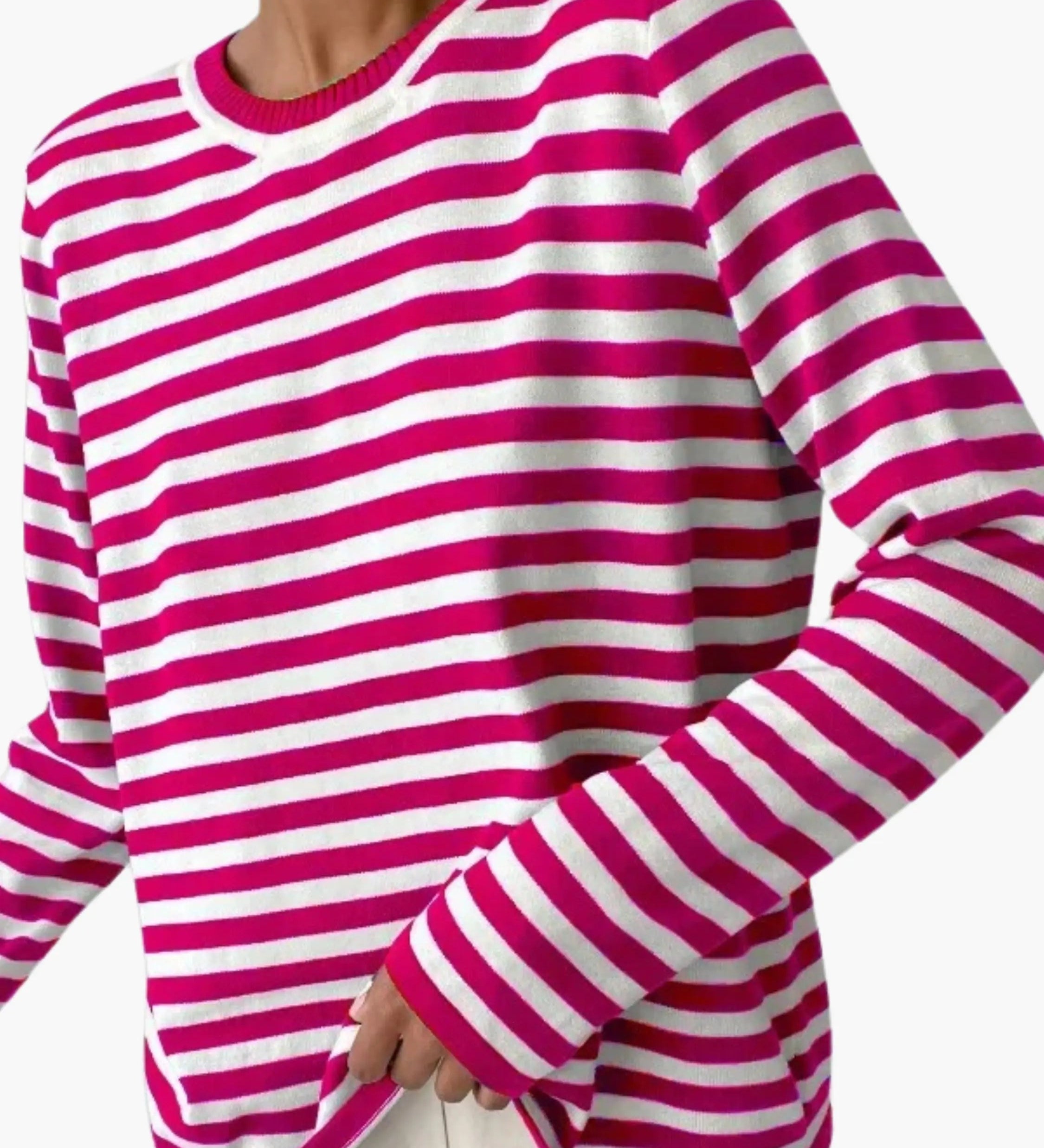 Antonia | Gestreifter Strickpullover