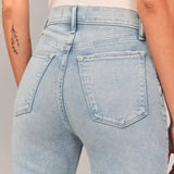 High-Waist Schlagjeans mit Retro-Flair und zeitlosem Schnitt