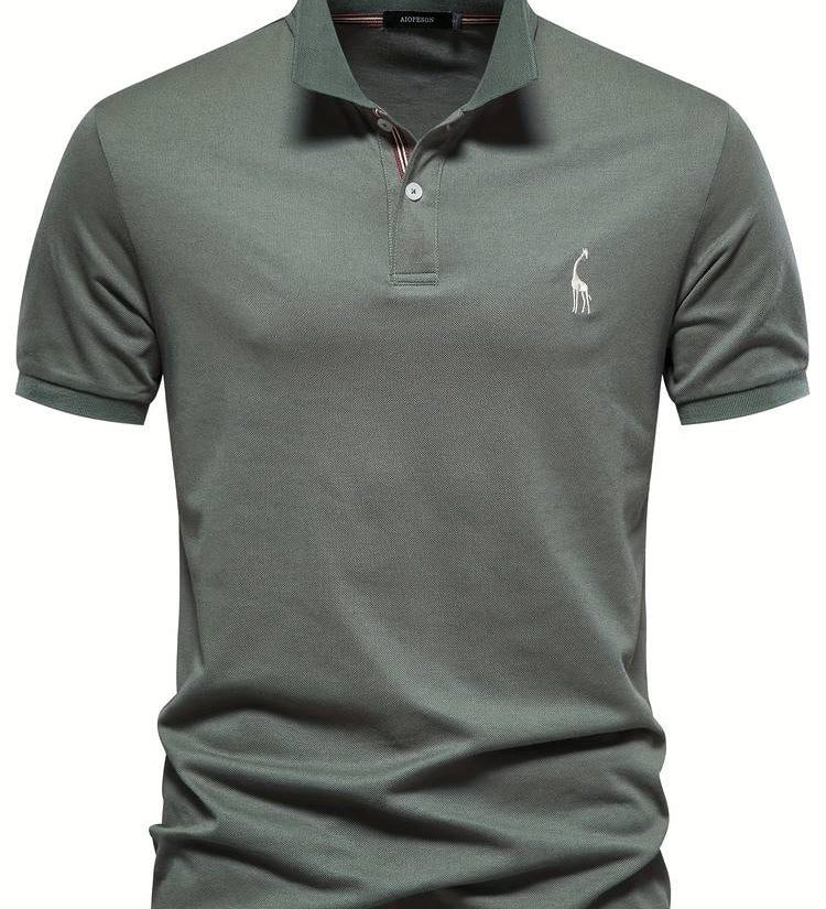Mateo | Slim Fitted Klassisches Poloshirt mit dezentem Kragendetail