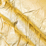 Elfriede | Glänzender Metallic-Midirock mit Crinkle-Effekt und elastischem Bund