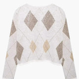 Rosalie | Strickjacke mit Argylemuster