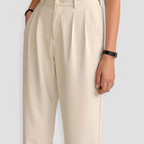 Klassische Wide-Leg Hose mit hohem Bund für stilvolle Outfits