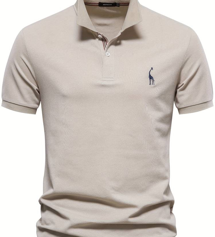 Mateo | Slim Fitted Klassisches Poloshirt mit dezentem Kragendetail