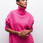 Xandra | Gestrickter Pullover Mit Langem Hals Zendoo.de