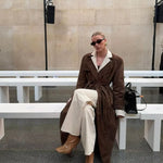 Ella | Wildleder Trenchcoat Zendoo.de
