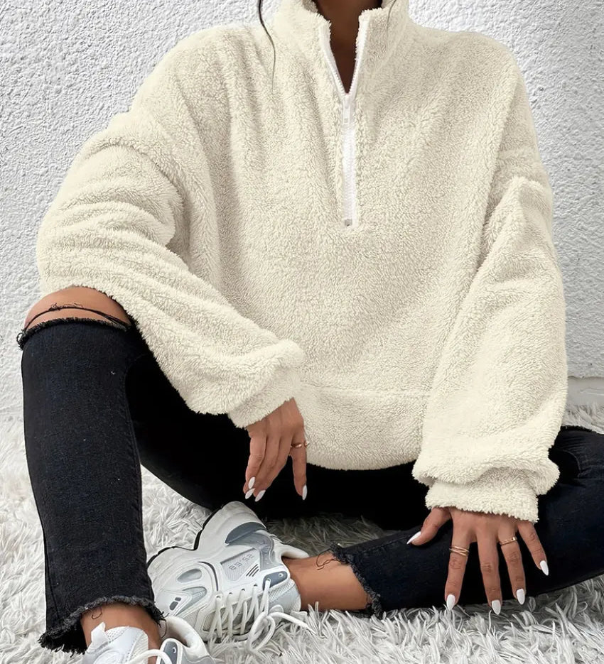 Camilla | Gemütlicher Fleece-Pullover für Damen Zendoo.de