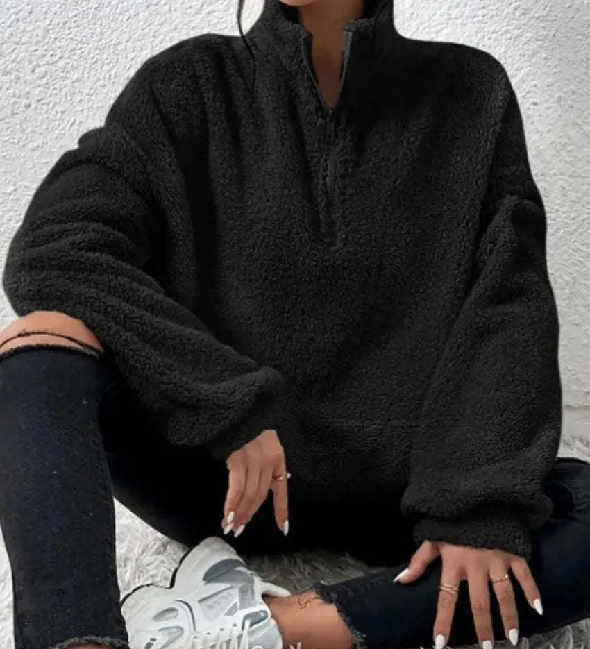 Camilla | Gemütlicher Fleece-Pullover für Damen Zendoo.de