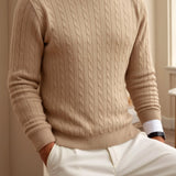 Klassischer Zopfstrickpullover | Eleganz trifft auf Komfort