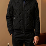 Alessandro | Klassische Herren-Steppjacke in Schwarz