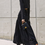 Emilia | Elegantes Zweiteiler-Set mit Cropped Blazer & Maxi-Rock