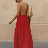 Lou | Lässiges Rückenfreies Sommerkleid mit Dekolleté