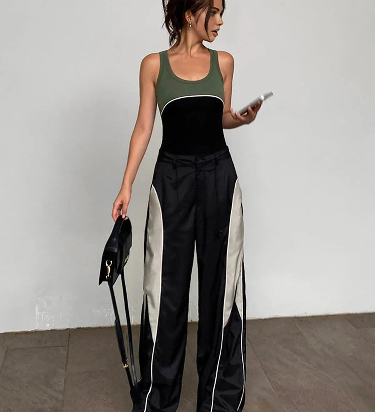 Viola | Baggy Patchworkhose mit Kordelzug Zendoo.de