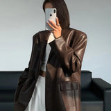 Sarah | Lederblazer mit Taschen und Detail Zendoo.de