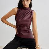 Marousha | Kunstleder Tanktop