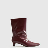 Elegante Stiefeletten in Bordeaux – Zeitlos & Stilvoll