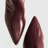 Elegante Stiefeletten in Bordeaux – Zeitlos & Stilvoll