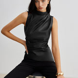 Marousha | Kunstleder Tanktop
