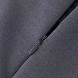 Mila | Faltenrock in Wolloptik mit High Waist & Knopfdetails