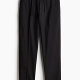 Francesco | Herren-Chinohose in Schwarz mit Kordelzug