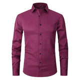 Braony | Klassisches Langarmh Herrenhemd mit modernem Slim-Fit