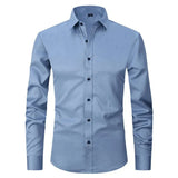 Braony | Klassisches Langarmh Herrenhemd mit modernem Slim-Fit