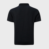 Liam | Waffelstrick-Poloshirt mit auffälliger Kontrastfarbe
