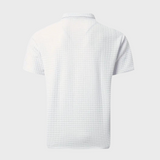 Liam | Waffelstrick-Poloshirt mit auffälliger Kontrastfarbe