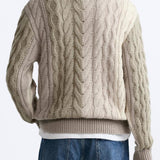 Jonas | Grobstrick-Pullover mit Zopfmuster – Klassisch & Zeitlos