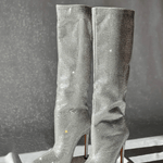 Chloé | Luxuriöse Overknee-Stiefel mit Strassdetails - Zendoo.de