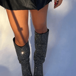 Chloé | Luxuriöse Overknee-Stiefel mit Strassdetails - Zendoo.de