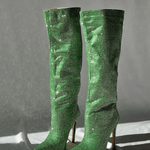 Chloé | Luxuriöse Overknee-Stiefel mit Strassdetails - Zendoo.de