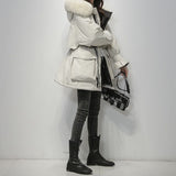 Gertrud | Damen Winterparka mit kuscheligem Fellkragen