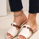 Eleganten Sandalen in Cremeweiß
