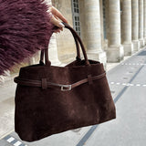 Zella | Luxuriöse Damen-Handtasche aus Wildleder