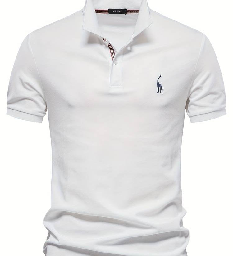 Mateo | Slim Fitted Klassisches Poloshirt mit dezentem Kragendetail