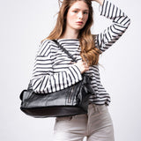 City-Handtasche mit Crossbody-Option und praktischen Fächern